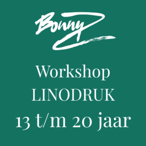 Workshop linodruk 13 t/m 20 jaar