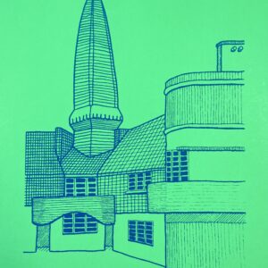 Het Schip - Blue & Neon Green