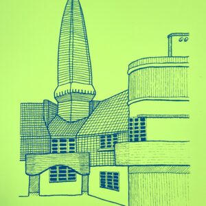 Het Schip - Blue & Neon Yellow