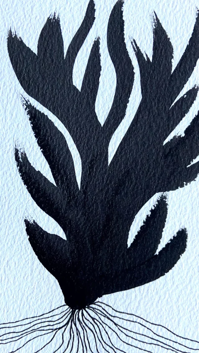 Day 96/100/intuition 16: On fire 

#onfire #illustration #oneaday #botanical #indianink