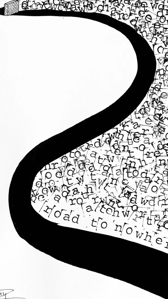 Day 95/100/intuition 15: Road to nowhere

#roadtonowhere #indianink #intuition #illustration #oneaday